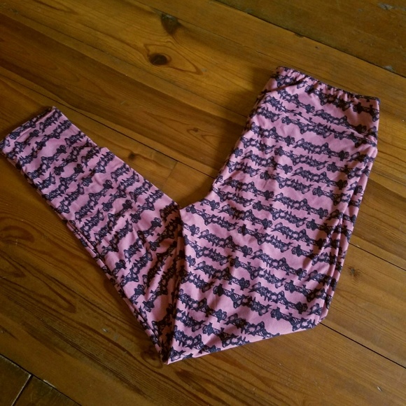 Lularoe TC birds on wire leggings - Picture 1 of 2